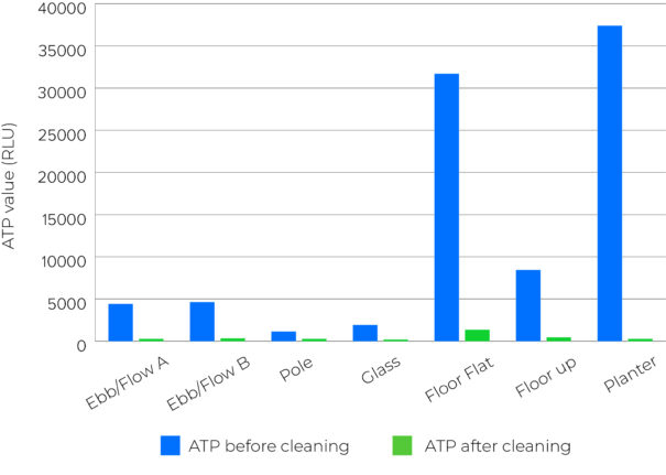 graph Roam Eco Clean - effective greenhouse cleaning