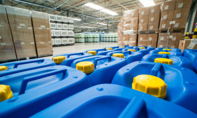 cans in production facility